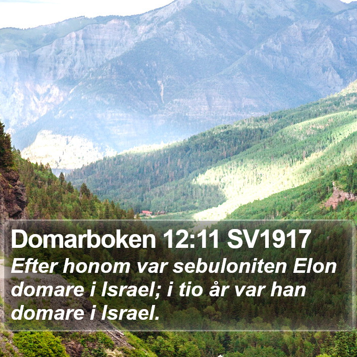 Domarboken 12:11 SV1917 Bible Study