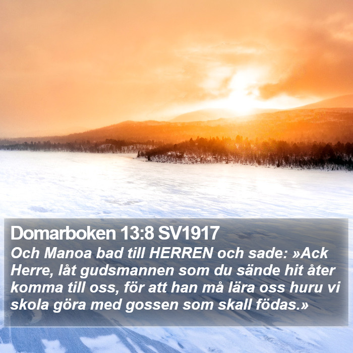 Domarboken 13:8 SV1917 Bible Study