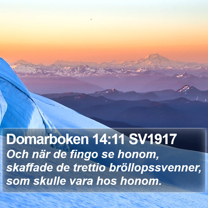 Domarboken 14:11 SV1917 Bible Study