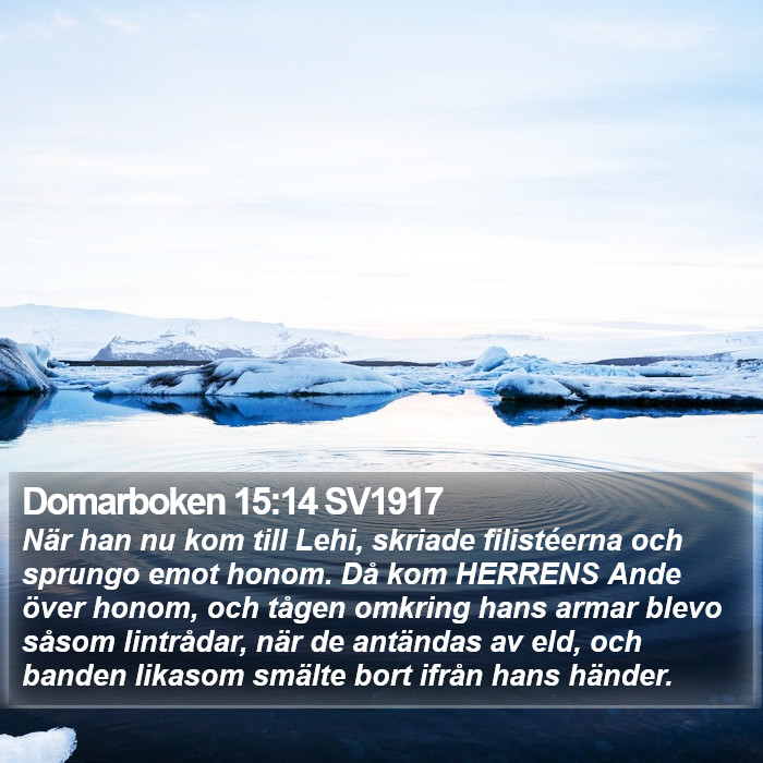 Domarboken 15:14 SV1917 Bible Study