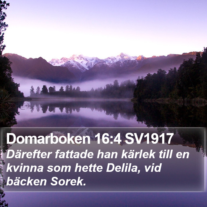 Domarboken 16:4 SV1917 Bible Study