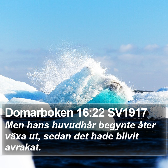 Domarboken 16:22 SV1917 Bible Study