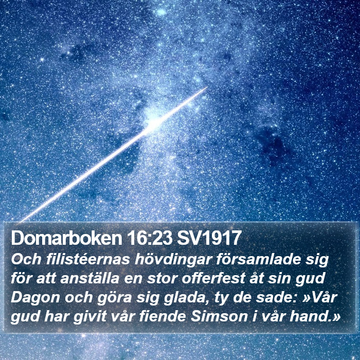 Domarboken 16:23 SV1917 Bible Study