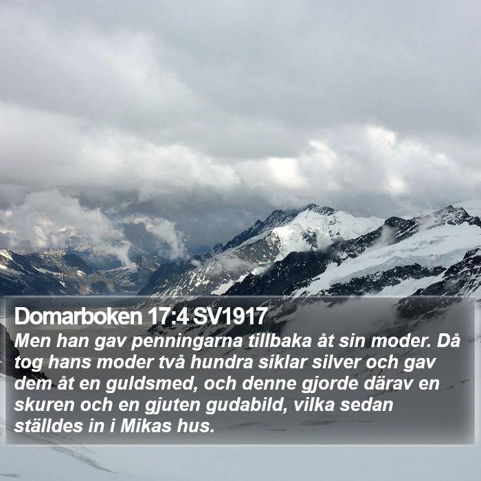 Domarboken 17:4 SV1917 Bible Study