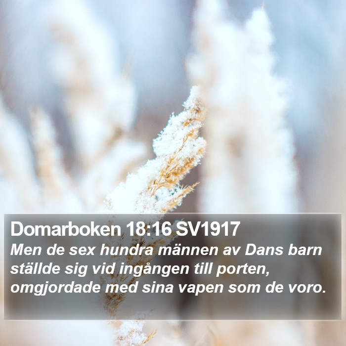 Domarboken 18:16 SV1917 Bible Study