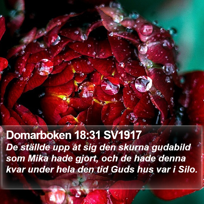 Domarboken 18:31 SV1917 Bible Study