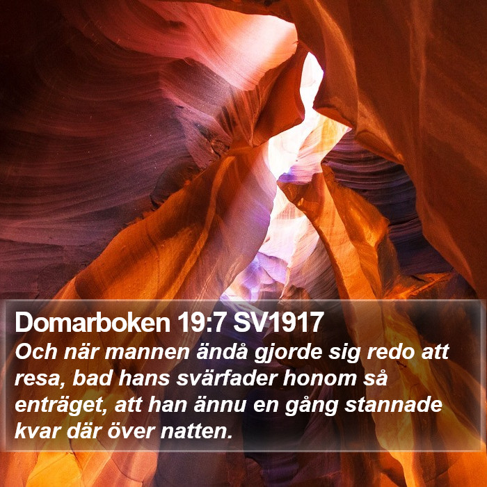 Domarboken 19:7 SV1917 Bible Study