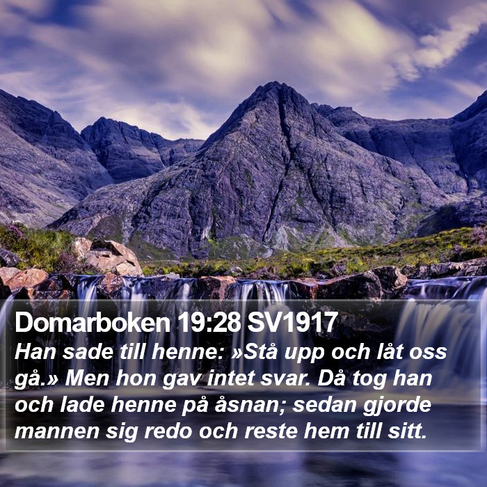 Domarboken 19:28 SV1917 Bible Study