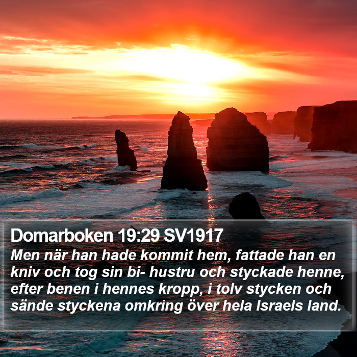 Domarboken 19:29 SV1917 Bible Study