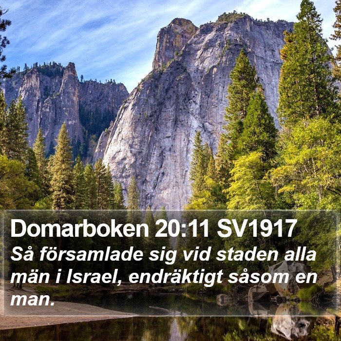 Domarboken 20:11 SV1917 Bible Study