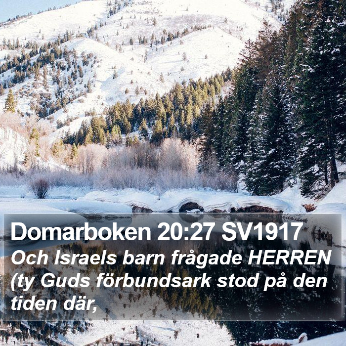 Domarboken 20:27 SV1917 Bible Study