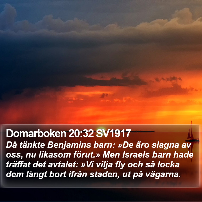 Domarboken 20:32 SV1917 Bible Study