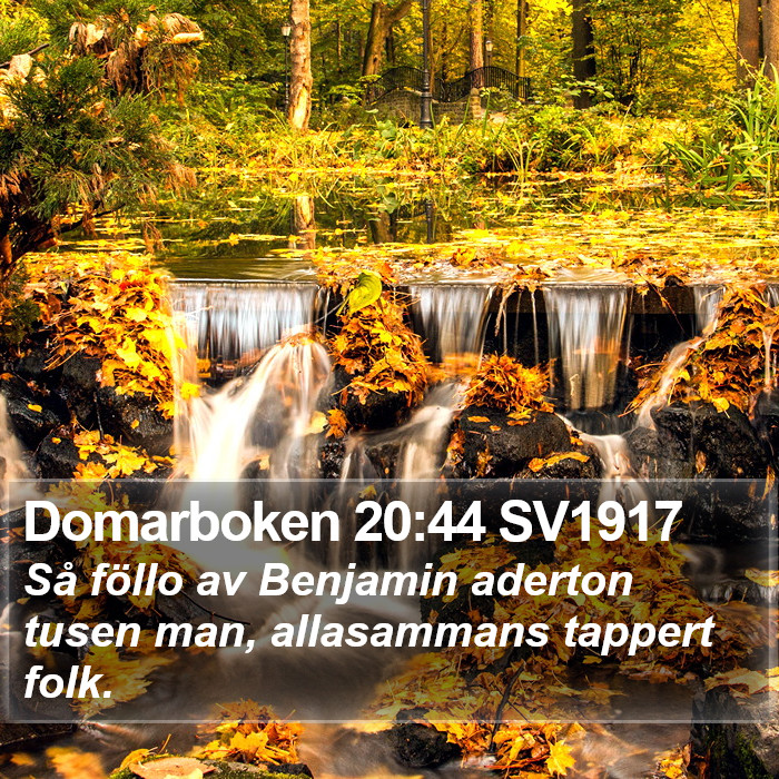 Domarboken 20:44 SV1917 Bible Study