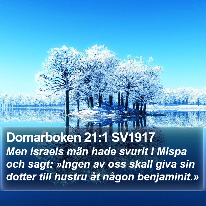 Domarboken 21:1 SV1917 Bible Study