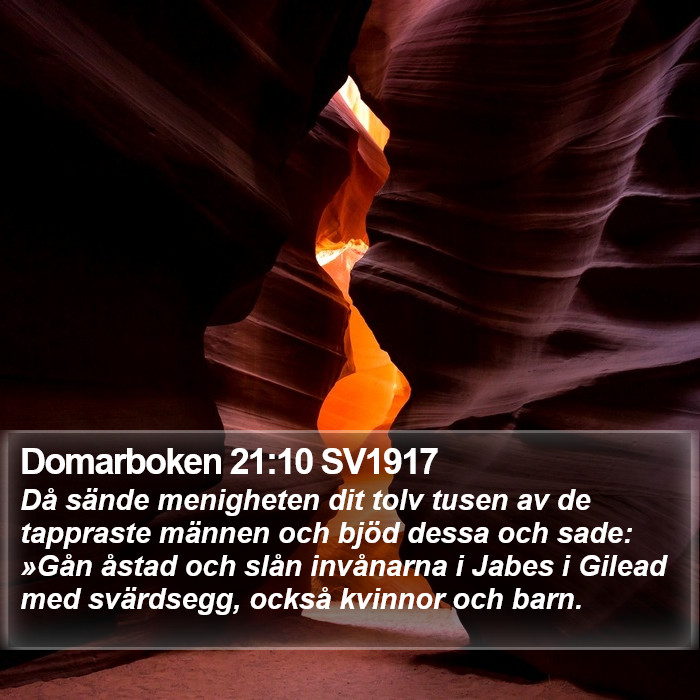 Domarboken 21:10 SV1917 Bible Study