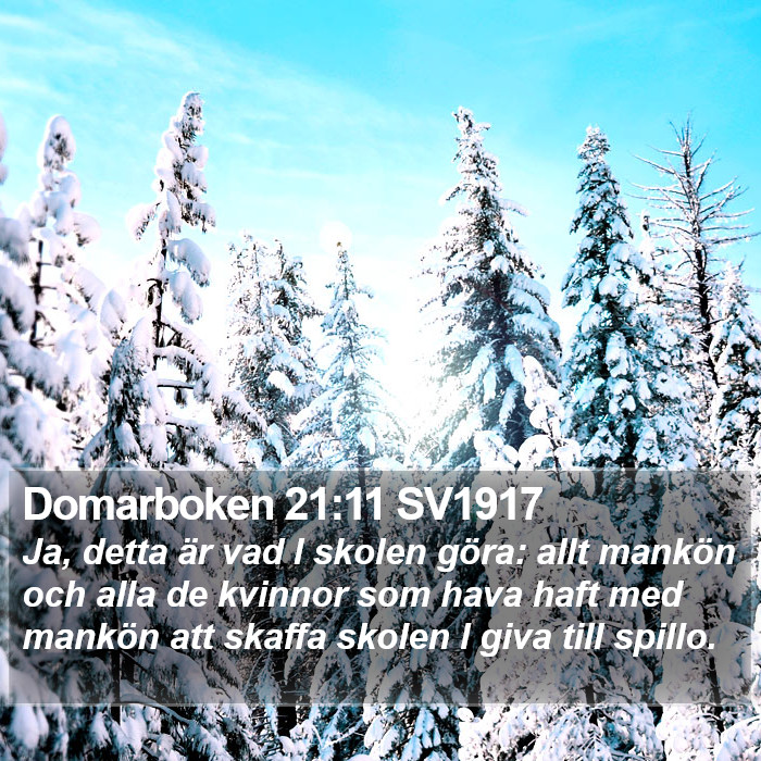 Domarboken 21:11 SV1917 Bible Study