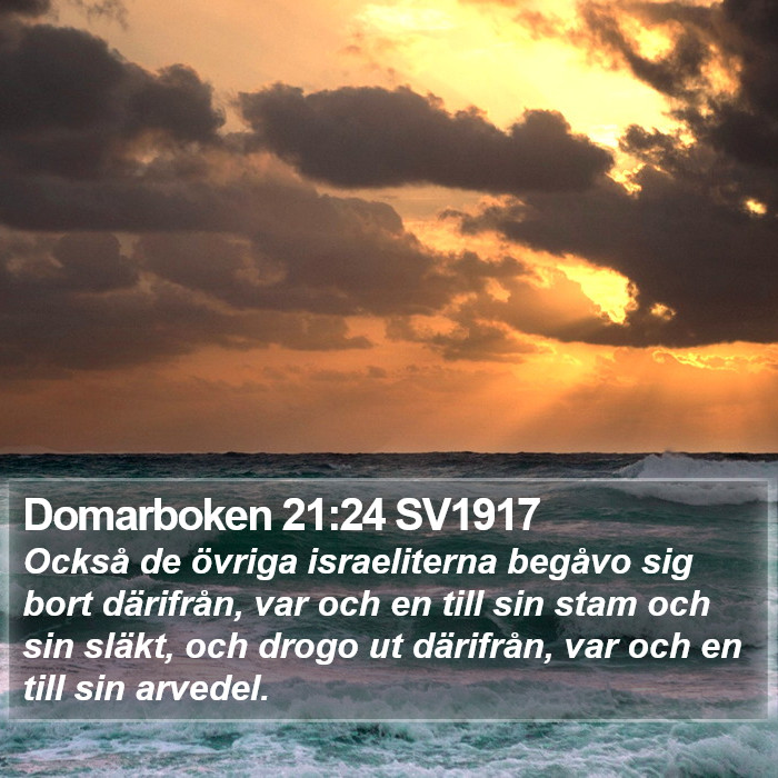 Domarboken 21:24 SV1917 Bible Study