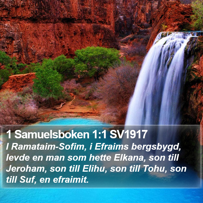 1 Samuelsboken 1:1 SV1917 Bible Study