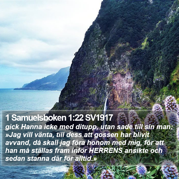 1 Samuelsboken 1:22 SV1917 Bible Study