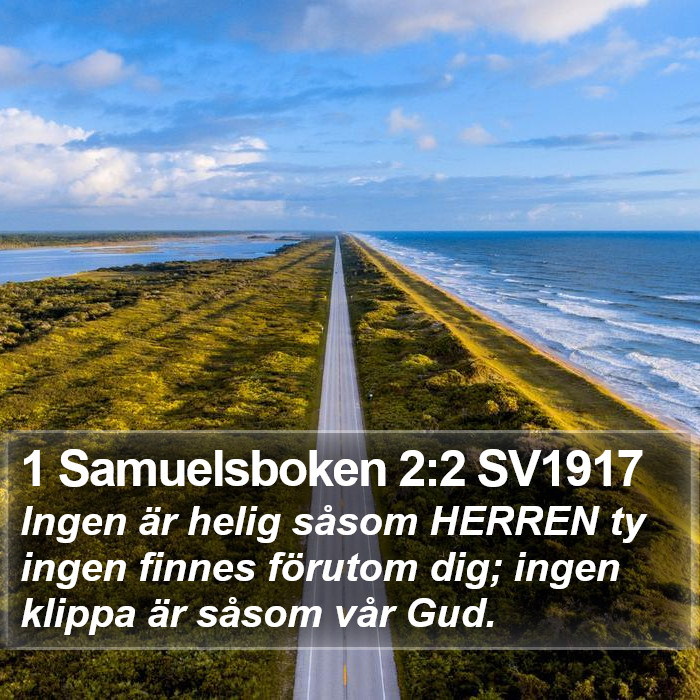 1 Samuelsboken 2:2 SV1917 Bible Study