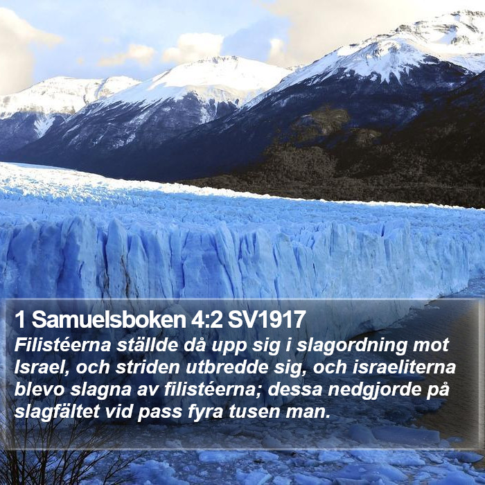 1 Samuelsboken 4:2 SV1917 Bible Study