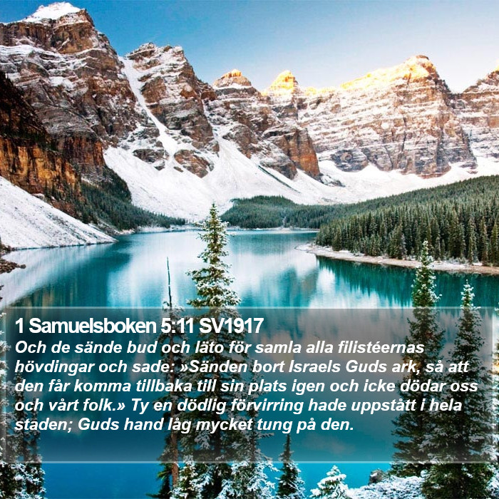 1 Samuelsboken 5:11 SV1917 Bible Study