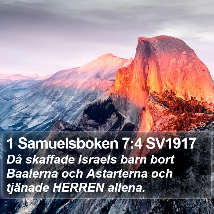 1 Samuelsboken 7:4 SV1917 Bible Study