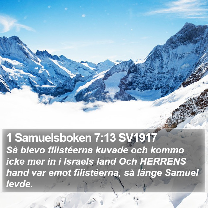1 Samuelsboken 7:13 SV1917 Bible Study