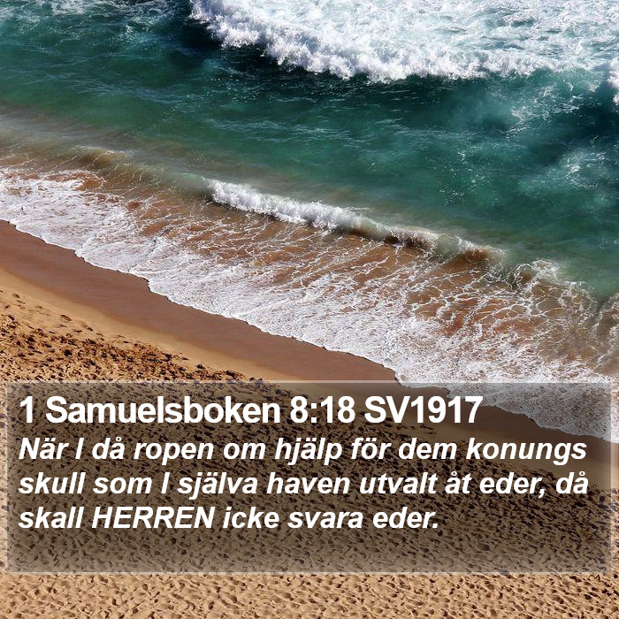 1 Samuelsboken 8:18 SV1917 Bible Study