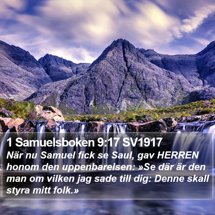 1 Samuelsboken 9:17 SV1917 Bible Study