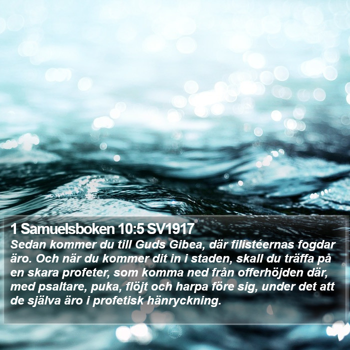 1 Samuelsboken 10:5 SV1917 Bible Study