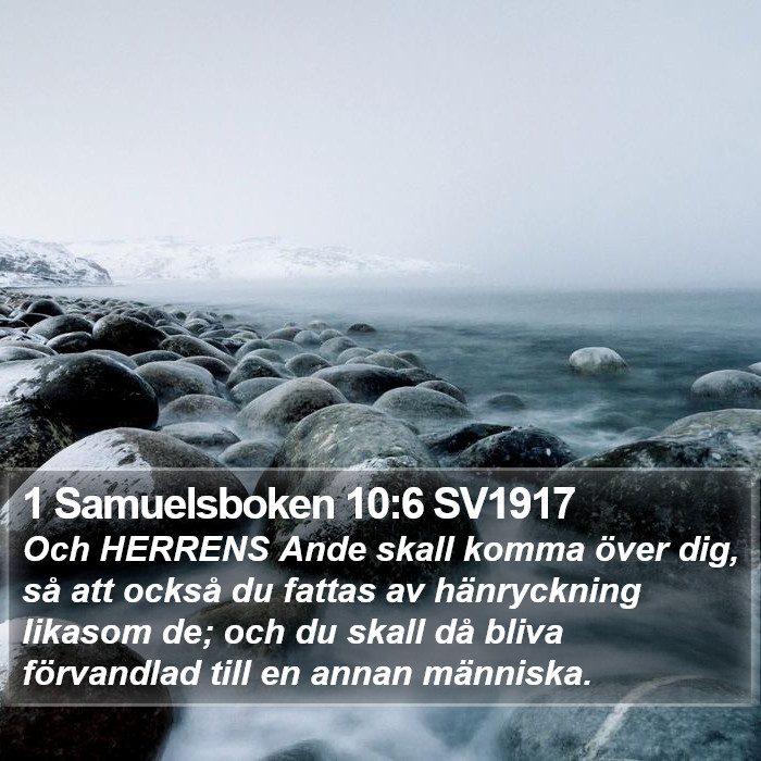1 Samuelsboken 10:6 SV1917 Bible Study
