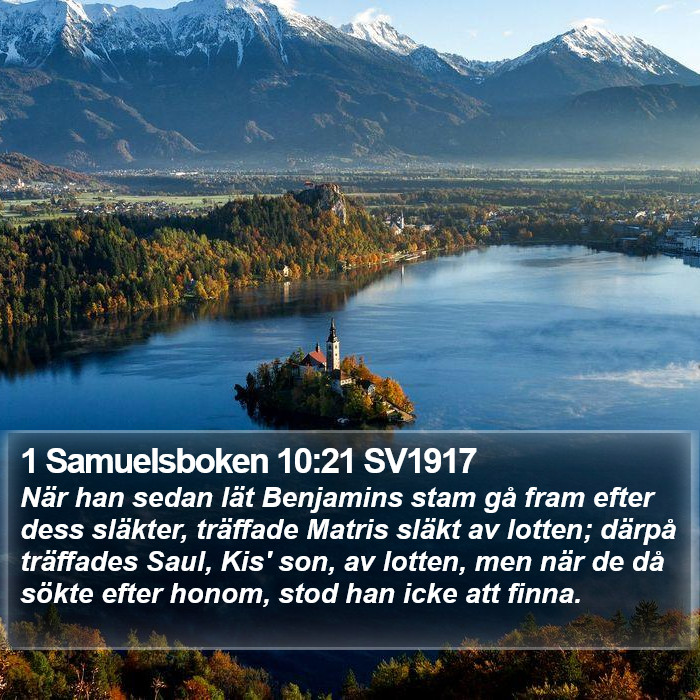 1 Samuelsboken 10:21 SV1917 Bible Study