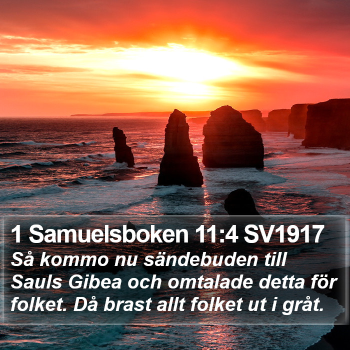 1 Samuelsboken 11:4 SV1917 Bible Study