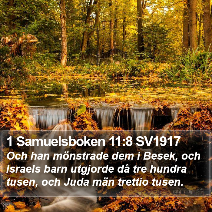 1 Samuelsboken 11:8 SV1917 Bible Study