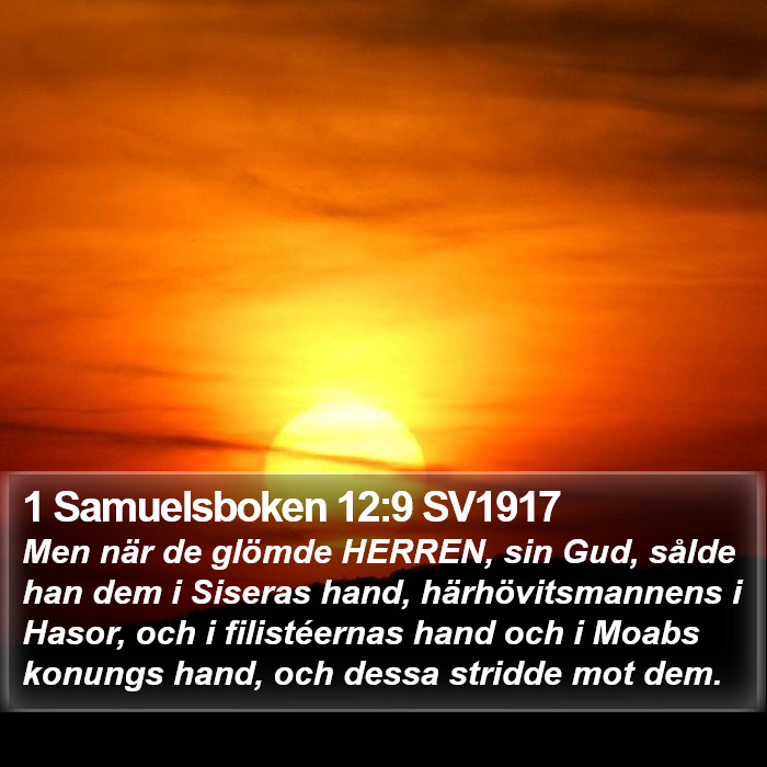 1 Samuelsboken 12:9 SV1917 Bible Study