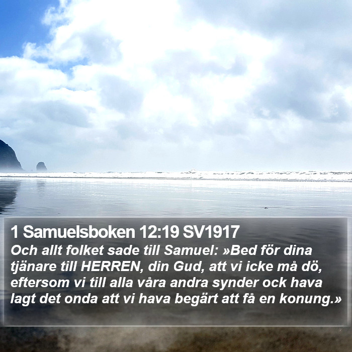 1 Samuelsboken 12:19 SV1917 Bible Study