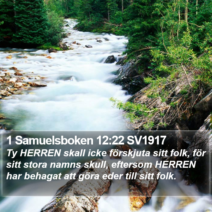 1 Samuelsboken 12:22 SV1917 Bible Study