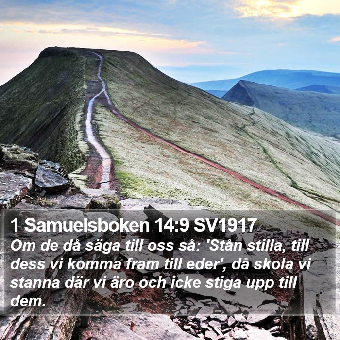 1 Samuelsboken 14:9 SV1917 Bible Study