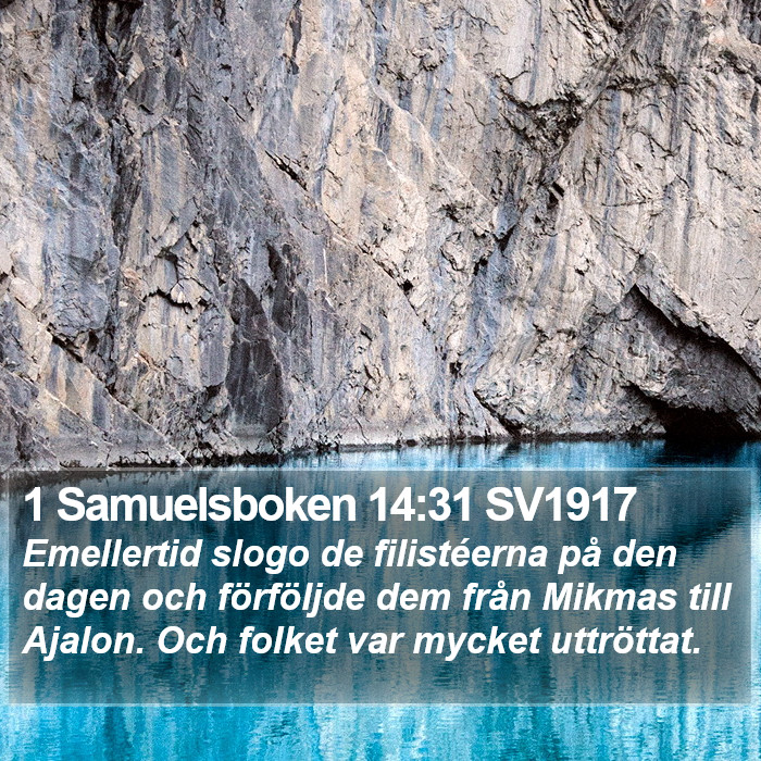 1 Samuelsboken 14:31 SV1917 Bible Study