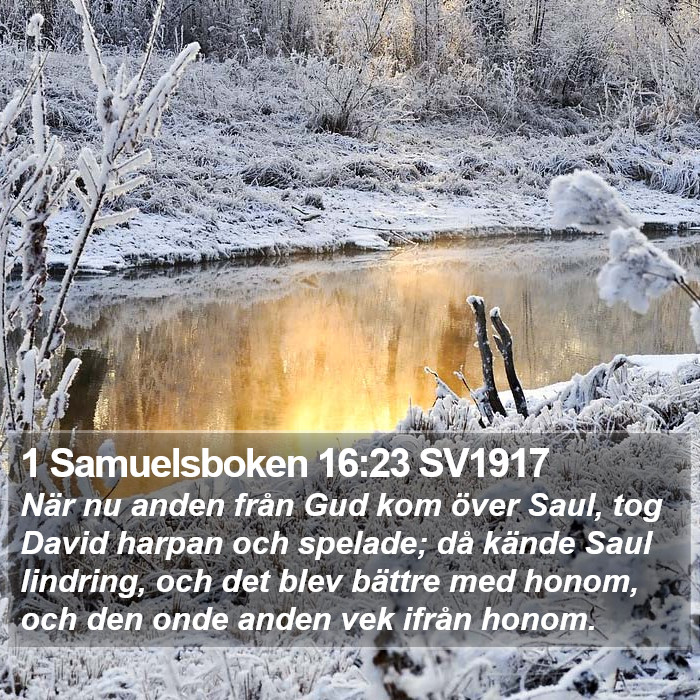 1 Samuelsboken 16:23 SV1917 Bible Study