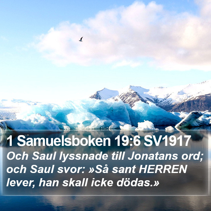 1 Samuelsboken 19:6 SV1917 Bible Study