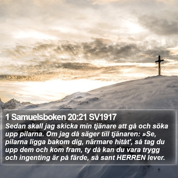 1 Samuelsboken 20:21 SV1917 Bible Study