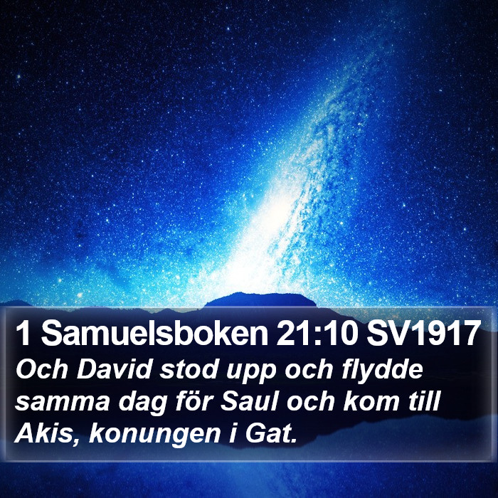 1 Samuelsboken 21:10 SV1917 Bible Study
