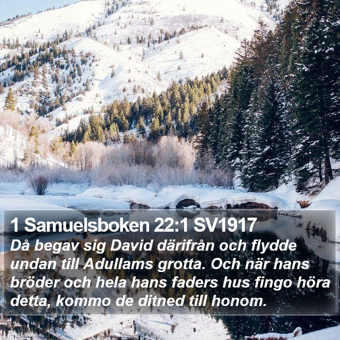 1 Samuelsboken 22:1 SV1917 Bible Study