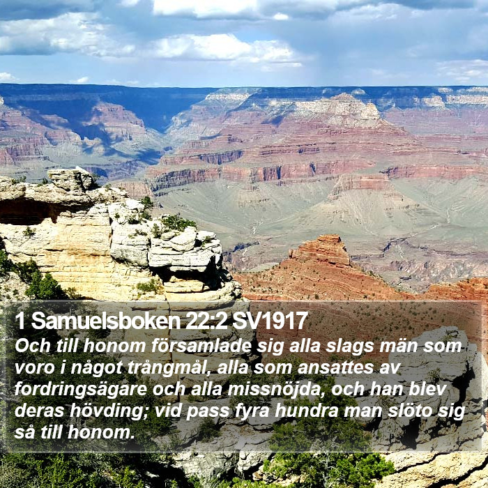1 Samuelsboken 22:2 SV1917 Bible Study
