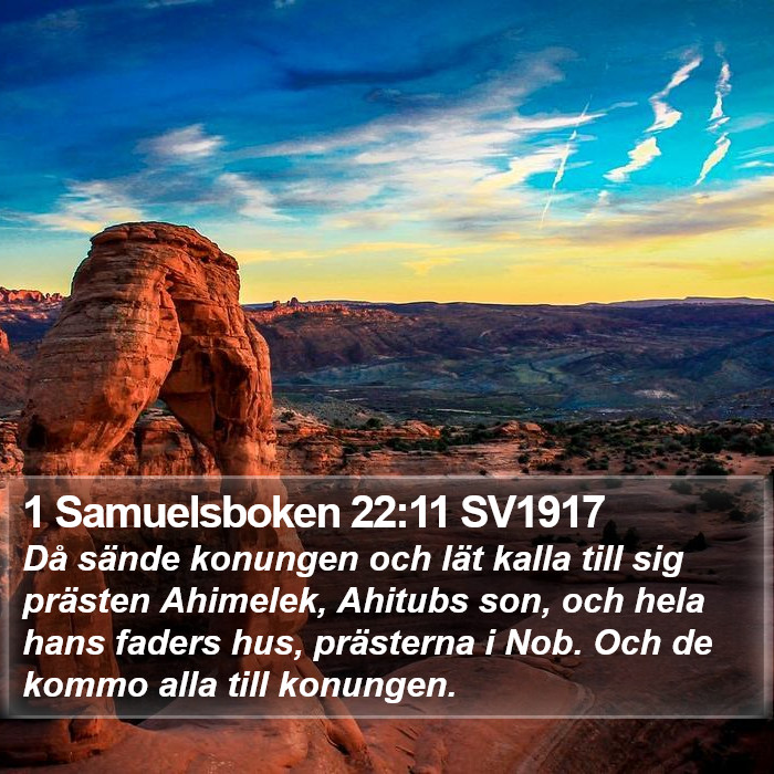1 Samuelsboken 22:11 SV1917 Bible Study