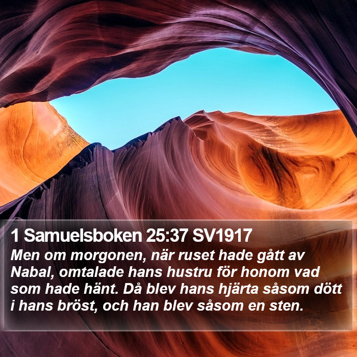 1 Samuelsboken 25:37 SV1917 Bible Study