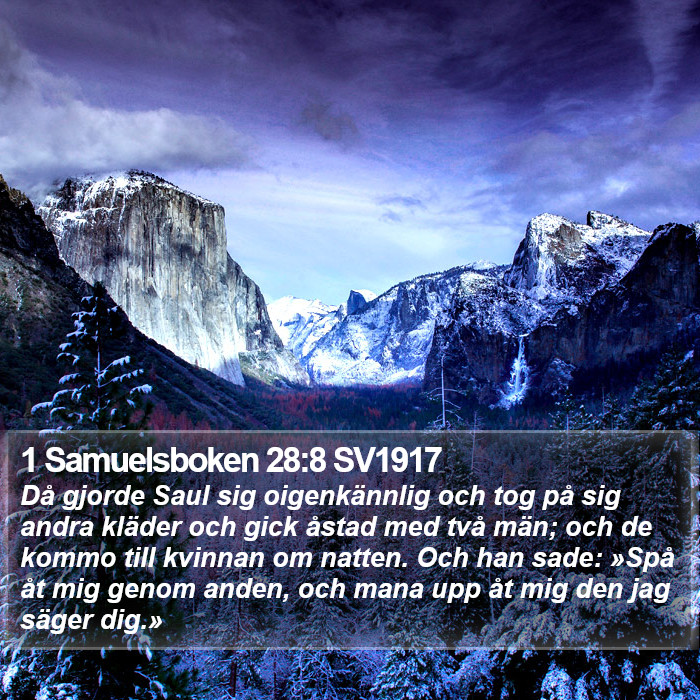 1 Samuelsboken 28:8 SV1917 Bible Study