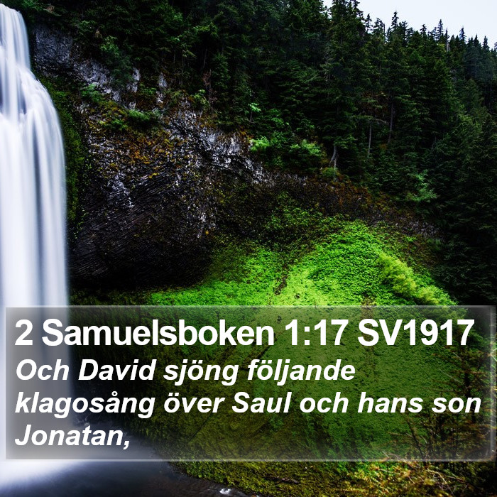 2 Samuelsboken 1:17 SV1917 Bible Study